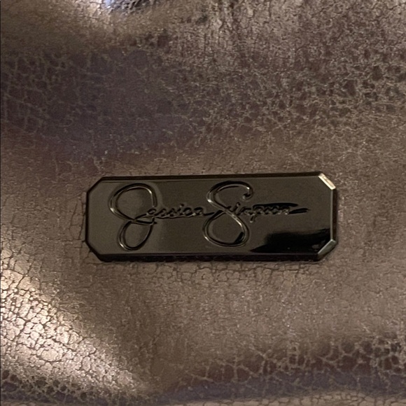 Jessica Simpson Elegant Pewter Handbag NWT - Picture 2 of 8